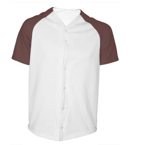 ADULT  BASEBALL JERSEY - Brown, M