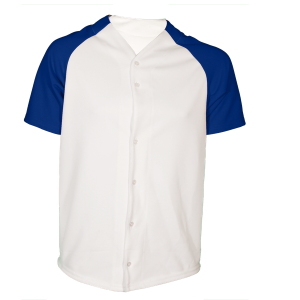 ADULT  BASEBALL JERSEY - Royal Blue, M