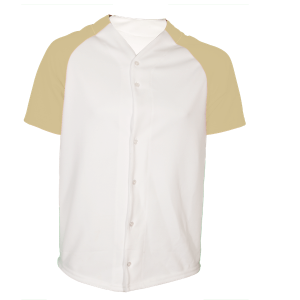 ADULT  BASEBALL JERSEY - Vegas Gold, M