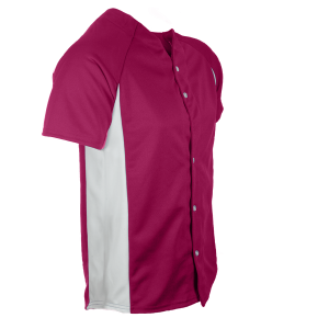 ADULT  BASEBALL JERSEY - Fuchsia, M