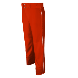 YOUTH BASEBALL PANTS - Orange, M