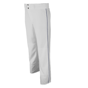 YOUTH BASEBALL PANTS - White / Navy, M