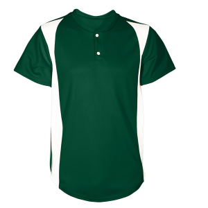 YOUTH BASEBALL JERSEY - Dark Green, M