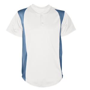 YOUTH BASEBALL JERSEY - White / C Blue, M