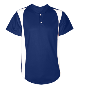 YOUTH BASEBALL JERSEY - Navy Blue, M
