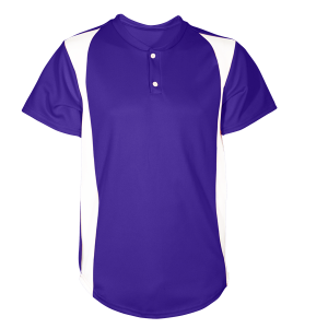 YOUTH BASEBALL JERSEY - Purple, M