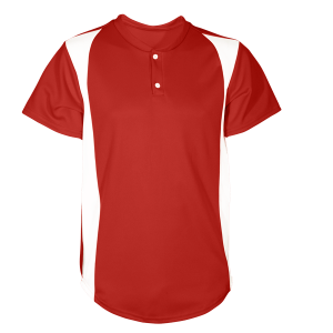 YOUTH BASEBALL JERSEY - Red, M