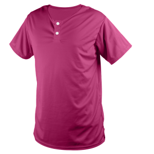 ADULT  BASEBALL JERSEY - Fuchsia, M