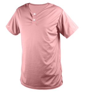 ADULT  BASEBALL JERSEY - Pink, M