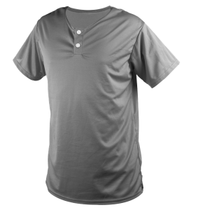 ADULT  BASEBALL JERSEY - Silver, M