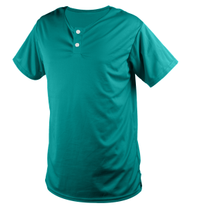 ADULT  BASEBALL JERSEY - Teal, M