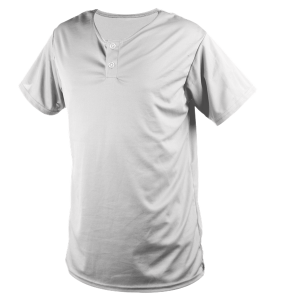 ADULT  BASEBALL JERSEY - White, M