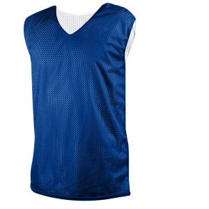 Youth Basketball V-neck Reversible Jersey - Royal Blue, M