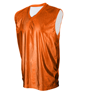 ADULT  REVERSIBLE JERSEY - Orange, M