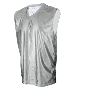 ADULT  REVERSIBLE JERSEY - Silver, M