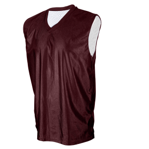 ADULT  REVERSIBLE JERSEY - Maroon, M