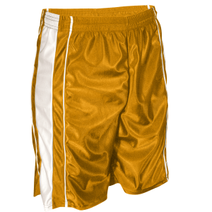 9"  ADULT  ATHLETIC SHORTS - Gold, M