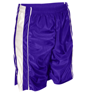 9"  ADULT  ATHLETIC SHORTS - Purple, M