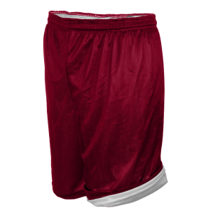 ADULT  REVERSIBLE ATHLETIC SHORTS - Cardinal, M