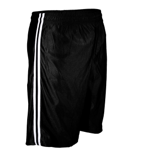 9"  ADULT  ATHLETIC SHORTS - Black, M