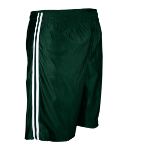 9"  ADULT  ATHLETIC SHORTS - Dark Green, M