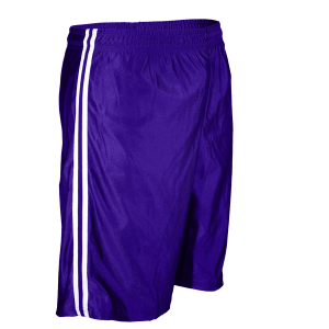 9"  ADULT  ATHLETIC SHORTS - Purple, M