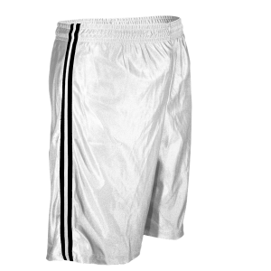 9"  ADULT  ATHLETIC SHORTS - White, M