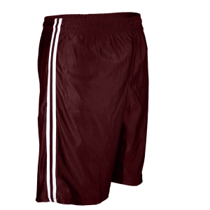 9"  ADULT  ATHLETIC SHORTS - Maroon, M