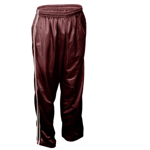 ADULT  PULL UP PANTS - Maroon, M