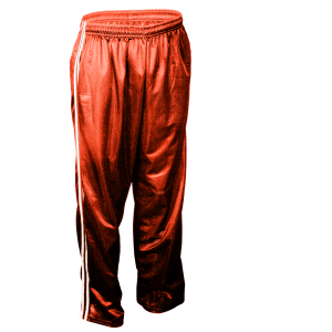ADULT  PULL UP PANTS - Orange, M