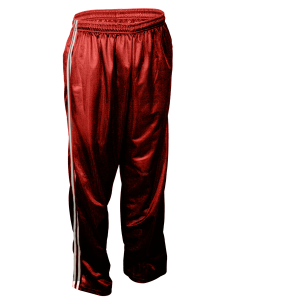 ADULT  PULL UP PANTS - Red, M