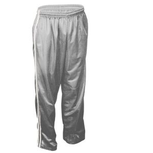 ADULT  PULL UP PANTS - Silver, M