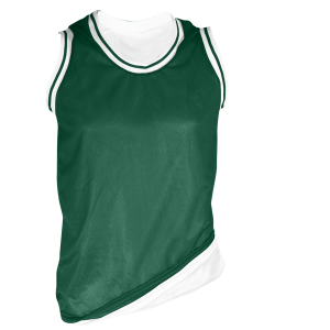 ADULT  REVERSIBLE JERSEY - Dark Green, M