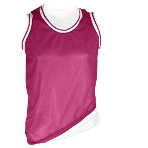 ADULT  REVERSIBLE JERSEY - Fuchsia, M