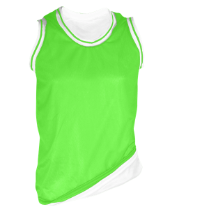 ADULT  REVERSIBLE JERSEY - Neon Green, M