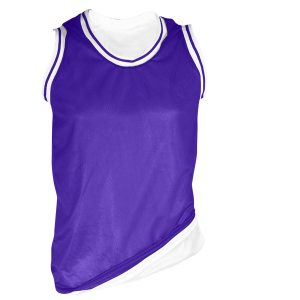 ADULT  REVERSIBLE JERSEY - Purple, M
