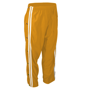 ADULT  BREAKAWAY PANTS - Gold, M