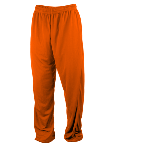 ADULT  PULL UP PANTS - Orange, M