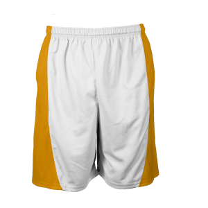9"  ADULT  ATHLETIC SHORTS - Gold, M