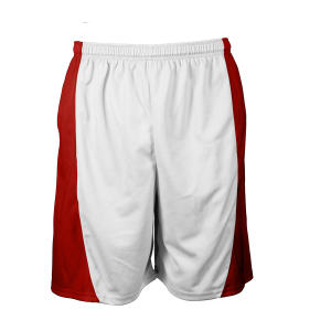 9"  ADULT  ATHLETIC SHORTS - Red, M
