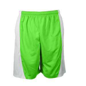 5"  ADULT  ATHLETIC SHORTS - Neon Green, M