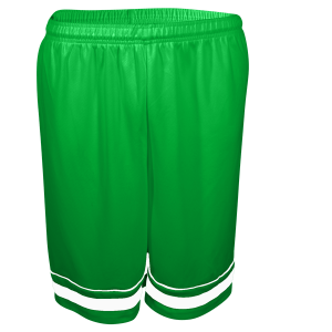 9"  ADULT  ATHLETIC SHORTS - Kelly Green, M