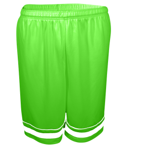 9"  ADULT  ATHLETIC SHORTS - Neon Green, M
