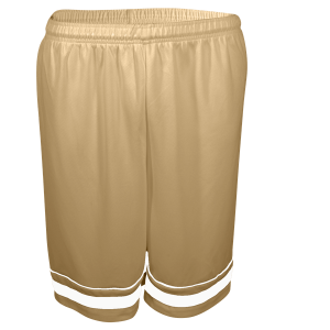 9"  ADULT  ATHLETIC SHORTS - Vegas Gold, M
