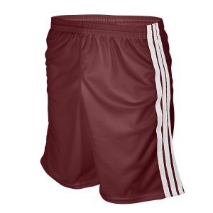 9"  ADULT  ATHLETIC SHORTS - Maroon, M