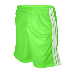 9"  ADULT  ATHLETIC SHORTS - Neon Green, M