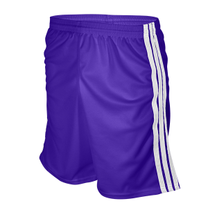 9"  ADULT  ATHLETIC SHORTS - Purple, M