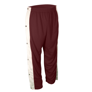 ADULT  BREAKAWAY PANTS - Maroon, M