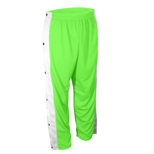 ADULT  BREAKAWAY PANTS - Neon Green, M
