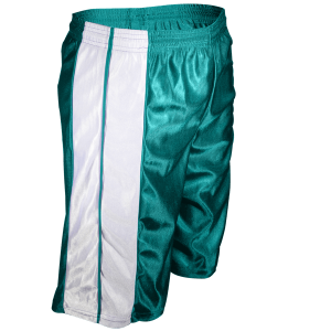 9"  ADULT  ATHLETIC SHORTS - Teal, M